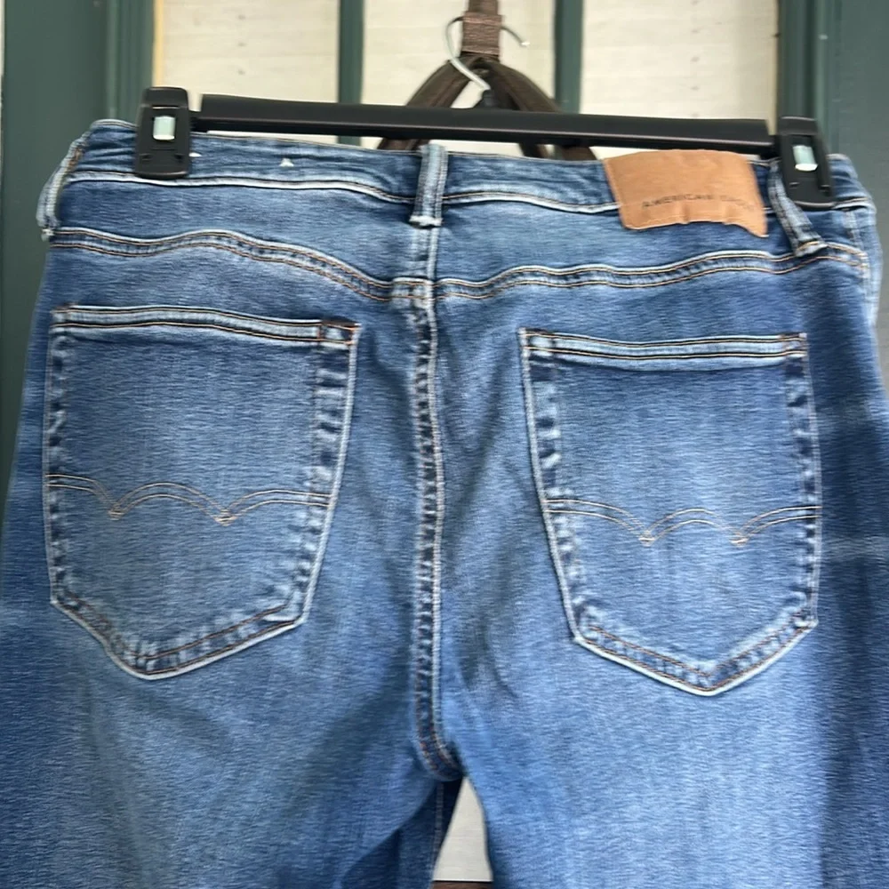 American Eagle Outfitters Blue Slim Jeans Vintage-Inspired